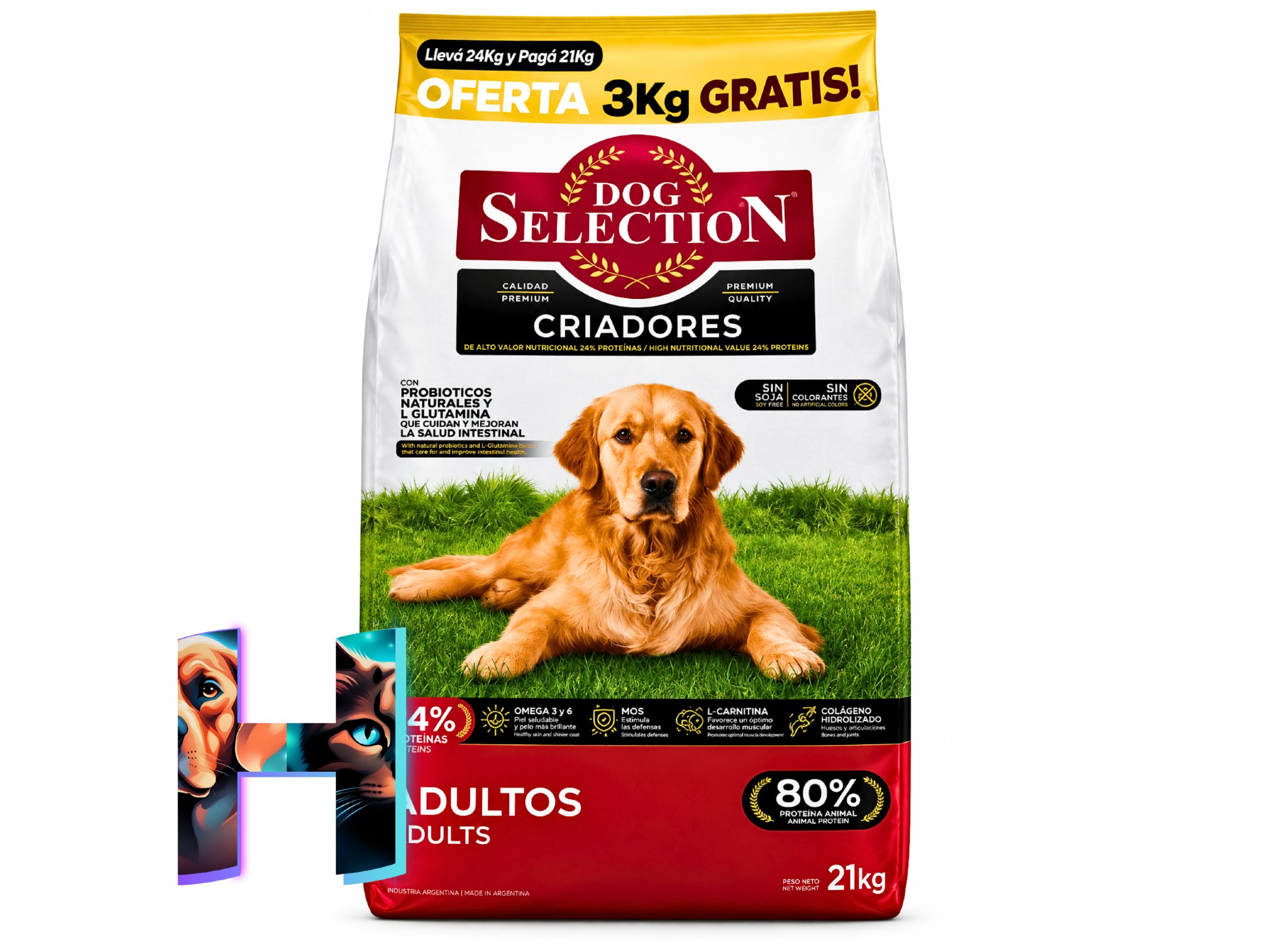 Dog Selection Criadores adulto x 21kg
