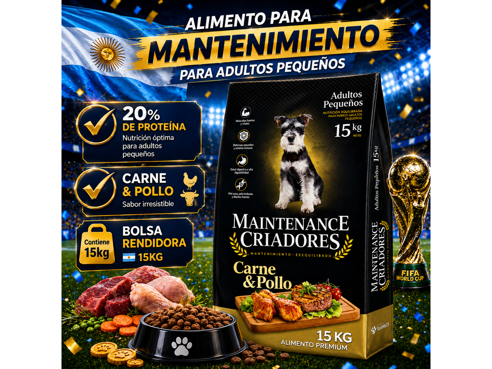 Maintenance Criadores Adulto Small x15kg