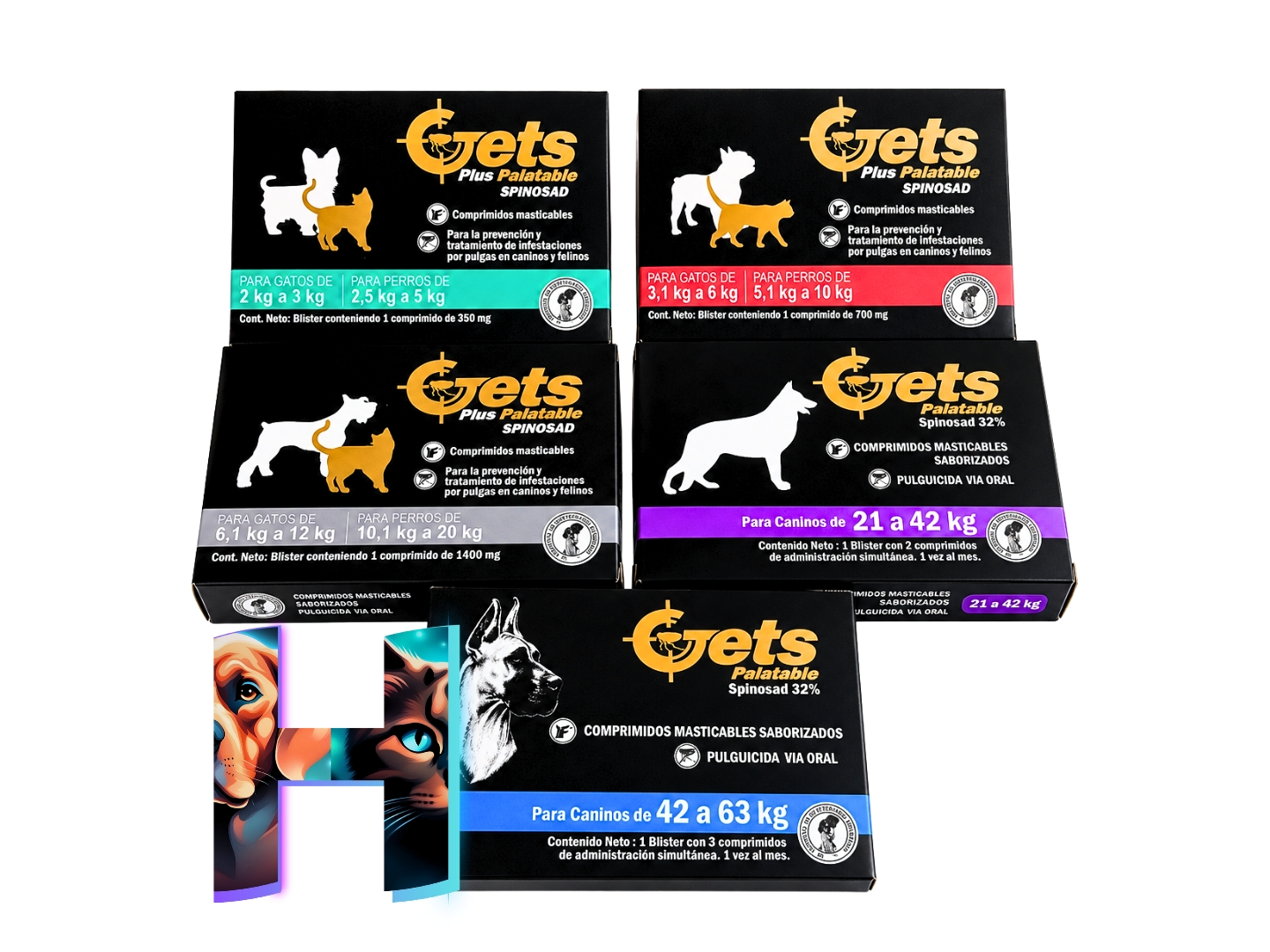 Gets Comprimidos Anti Pulgas (Perros y Gatos)