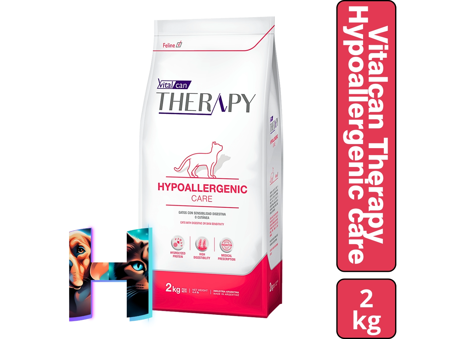 VitalCan Therapy Gato Hypoallergenic x2kg