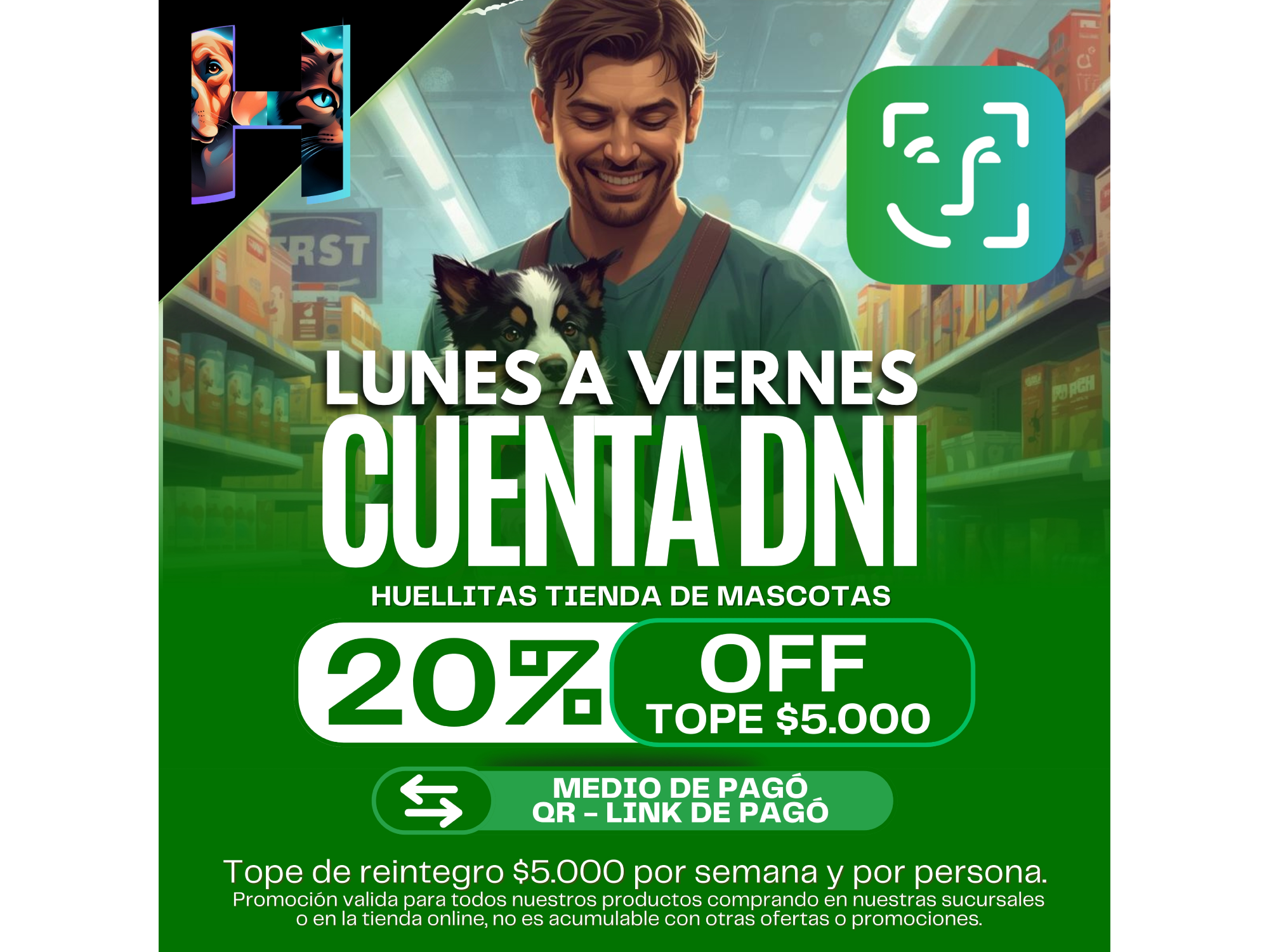 CUENTA DNI 20% DE REINTEGRO!