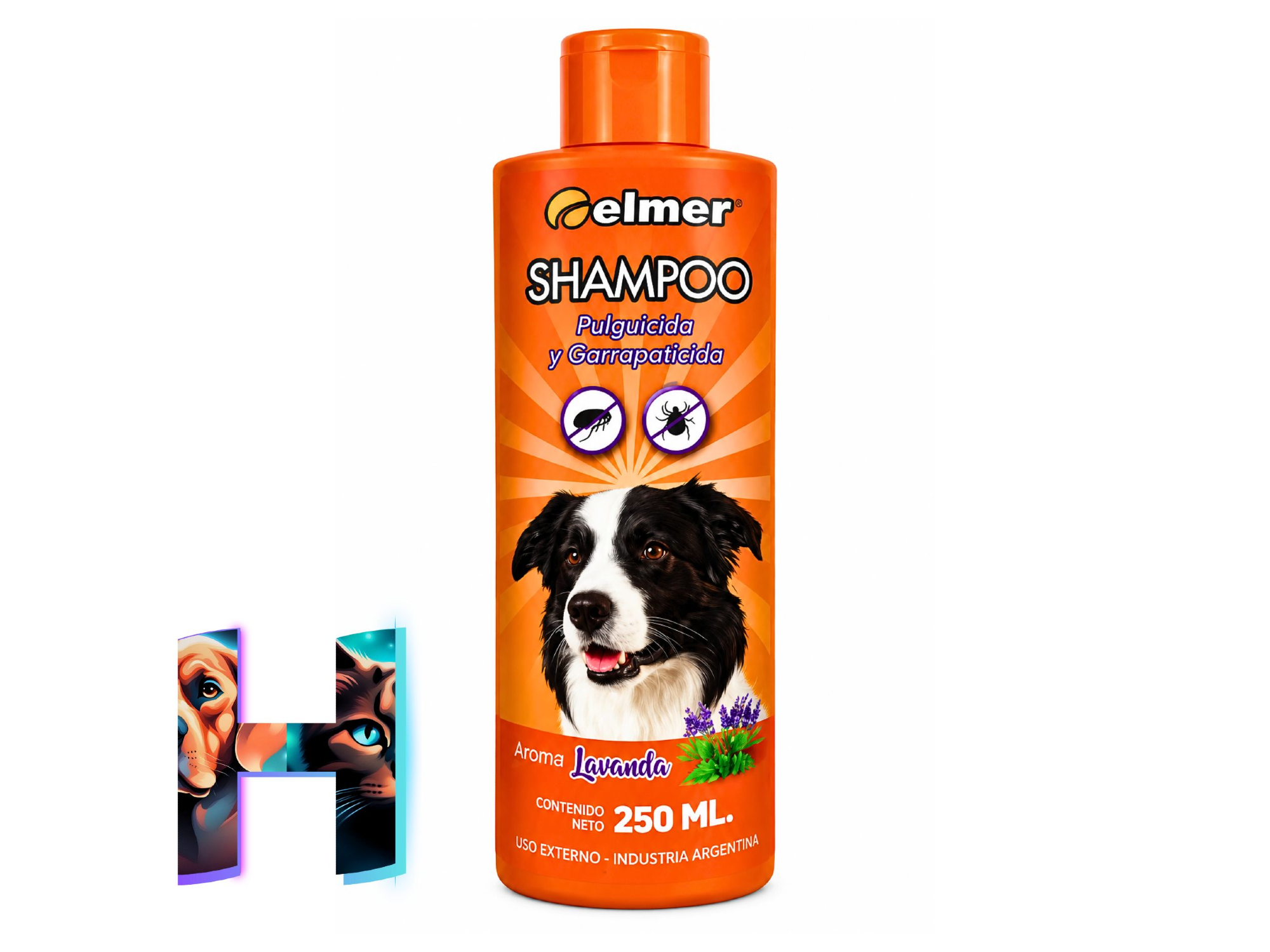 Shampoo Elmer Perro Anti-Pulgas x250ml
