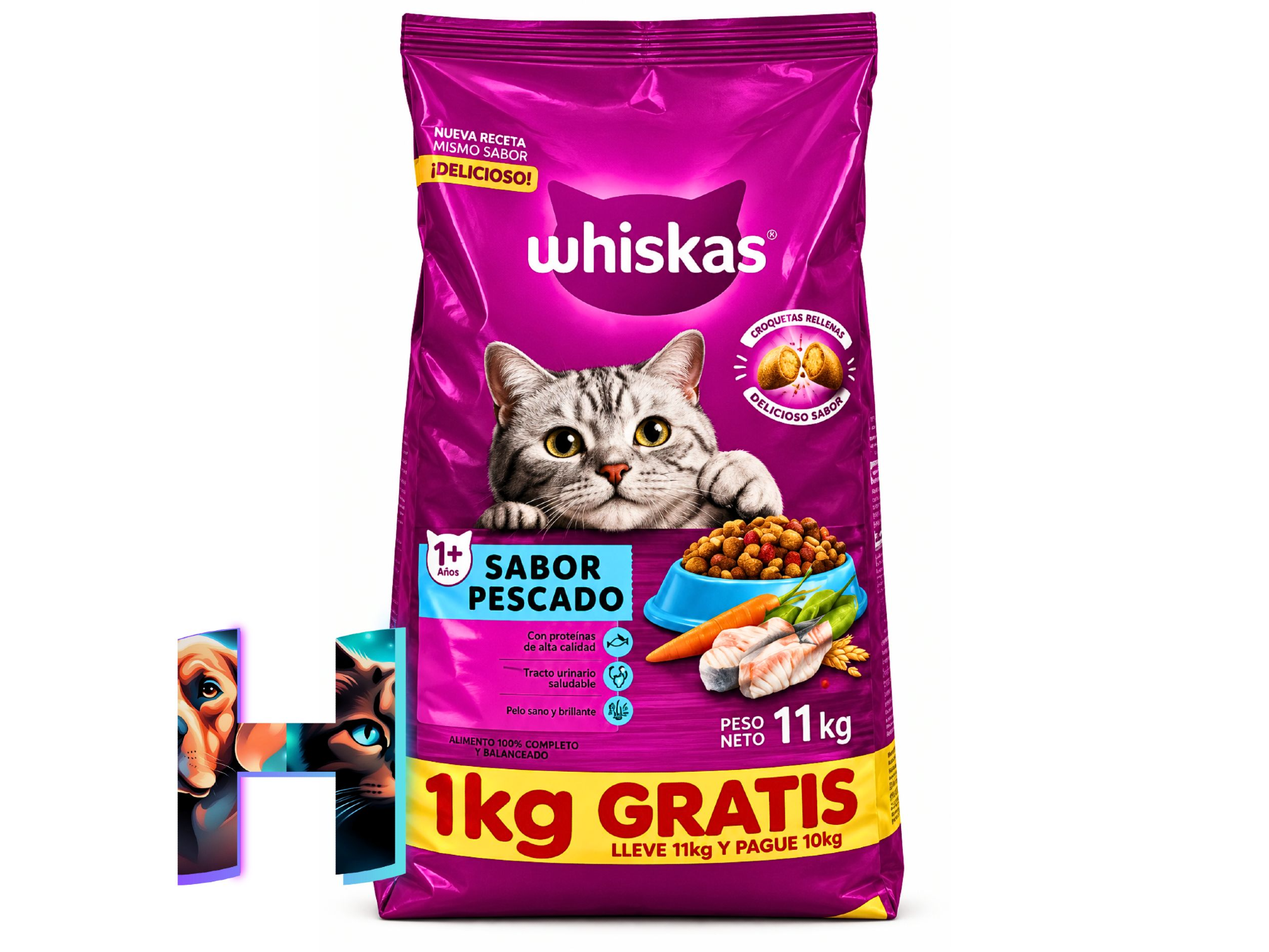 Whiskas Gato Adulto x10 Kg.