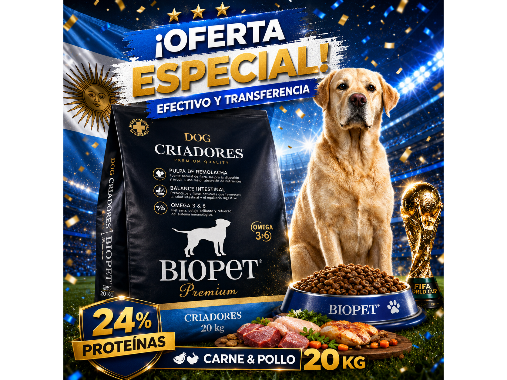 Biopet Criadores Adulto x 20kg
