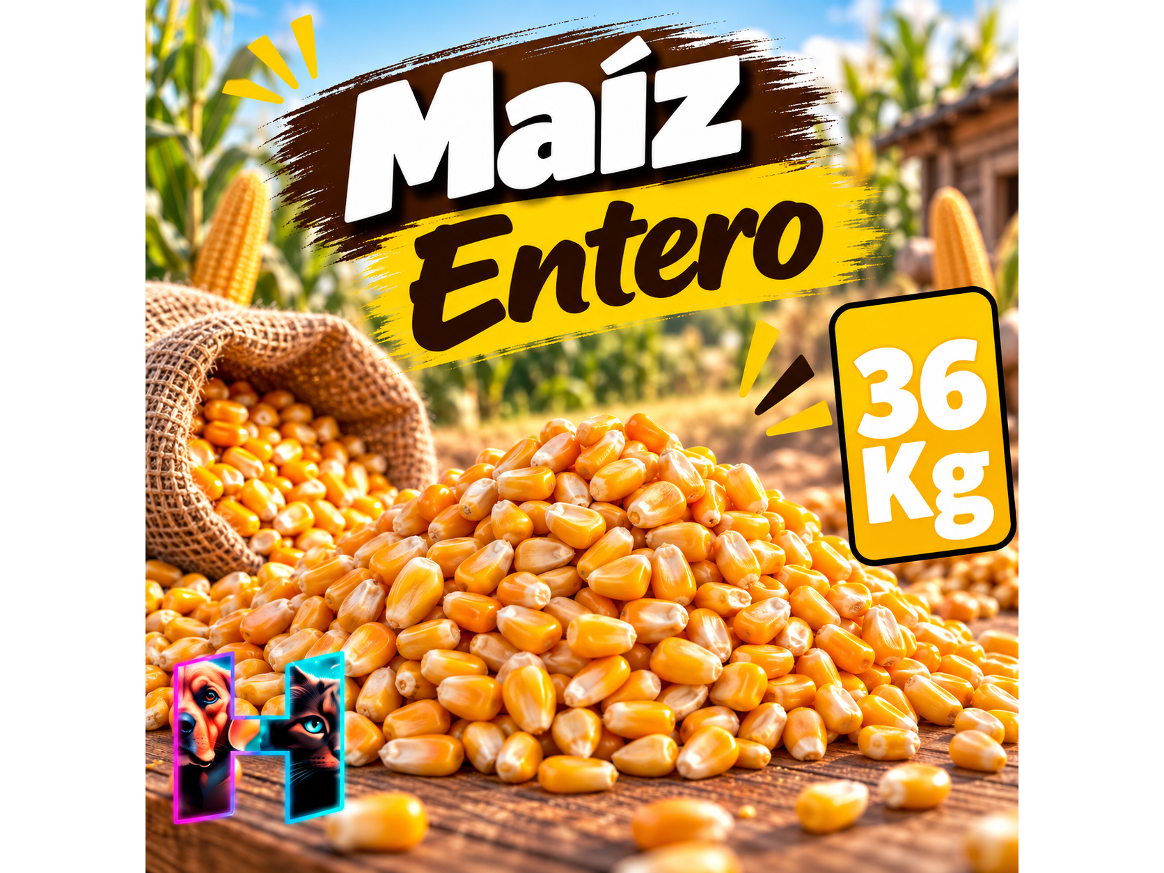 Maiz Entero x 36Kg.