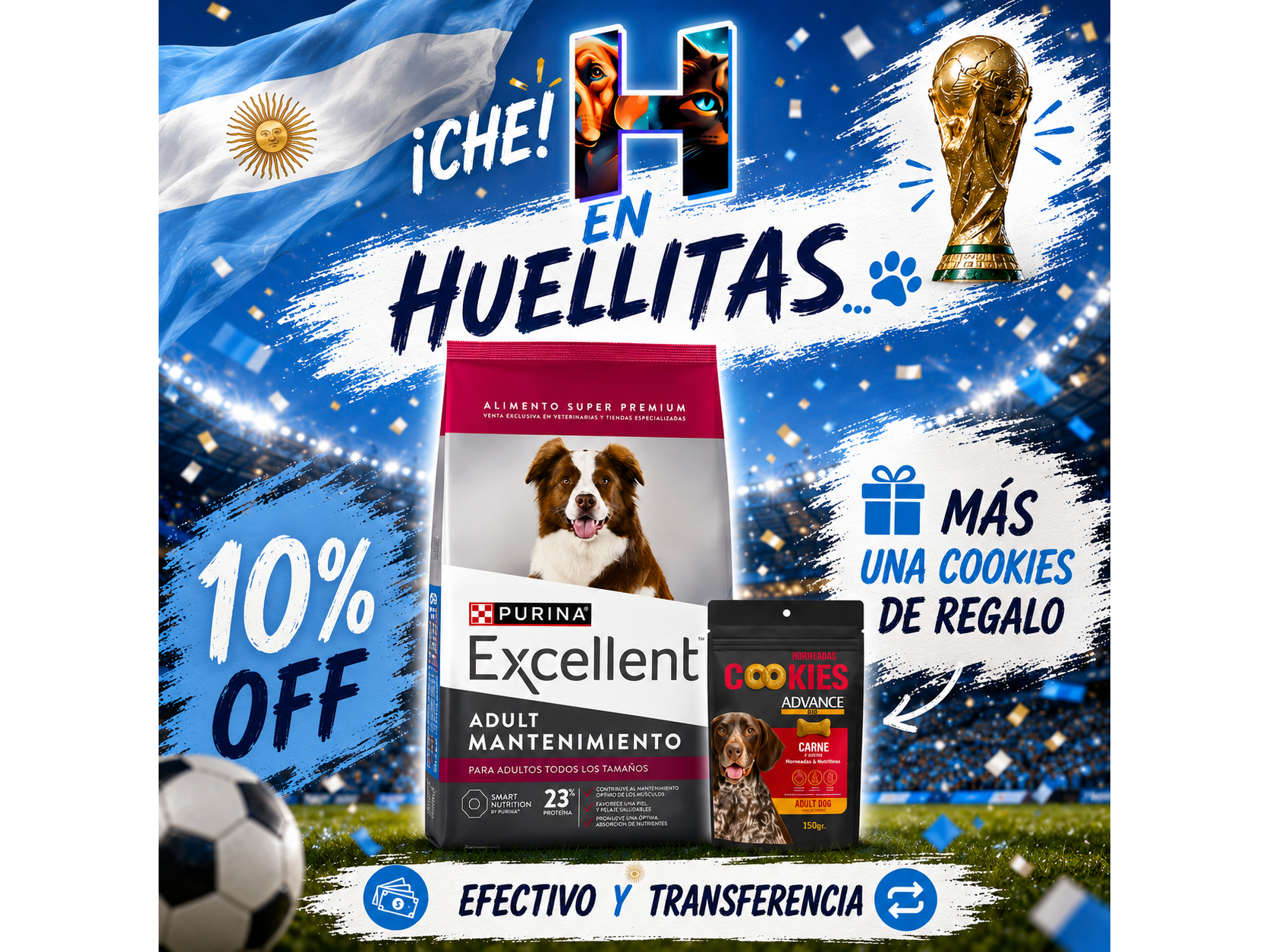 Excellent Mantenimiento Adulto 20kg + 1 Cookies de Regalo