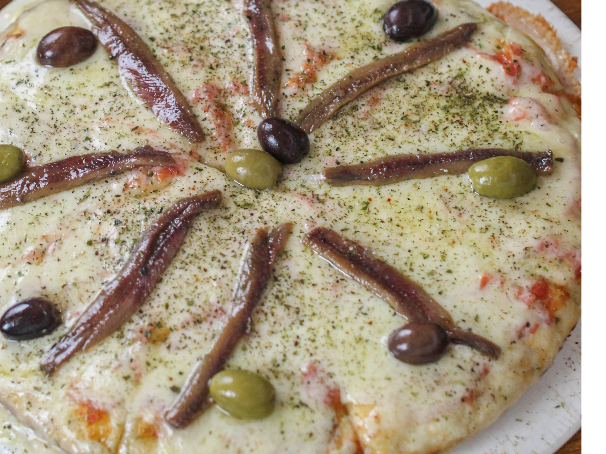 Anchoas de Elvira Pizza al Molde
