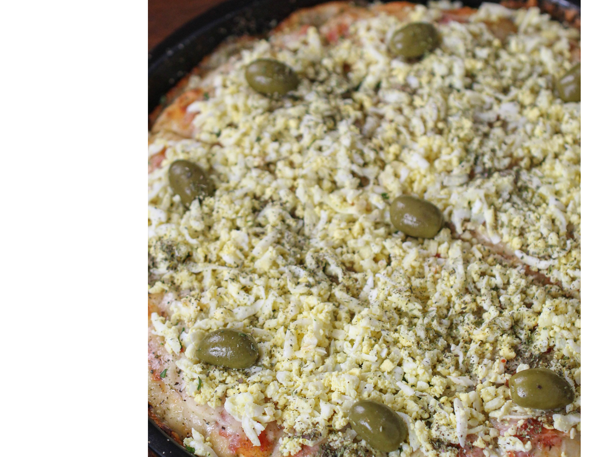 Mozzarella con huevo