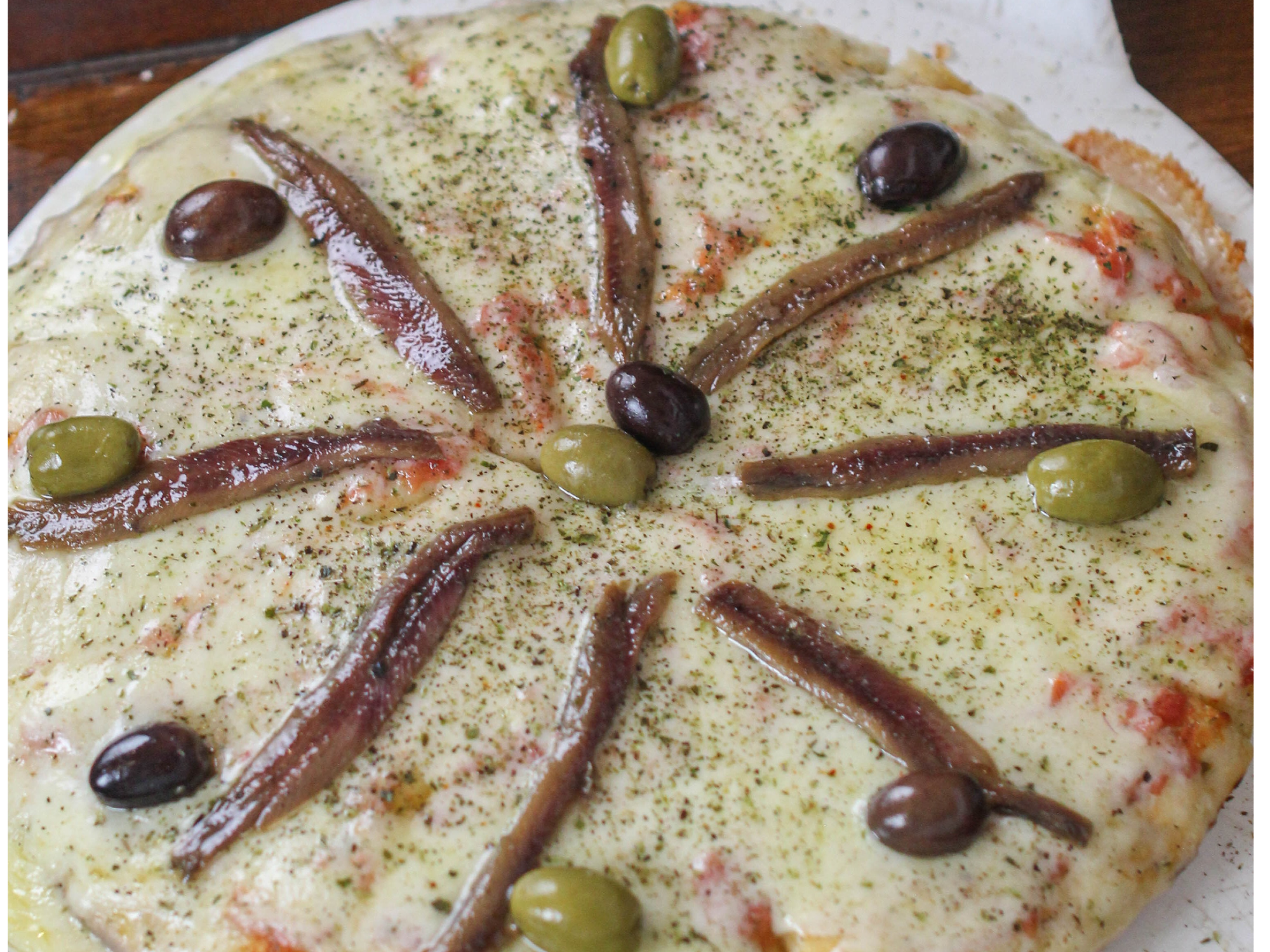 Anchoas de Elvira Pizza al Molde