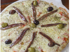 Anchoas de Elvira Pizza al Molde