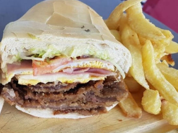 Milanesa Dolce con papas