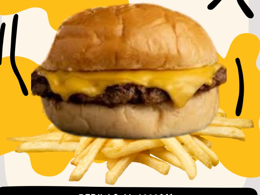 Burger cheddar