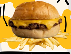 Burger cheddar