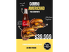 NUEVO COMBO AMERICANO + COCA 1L( SOLO EN EFECTIVO)