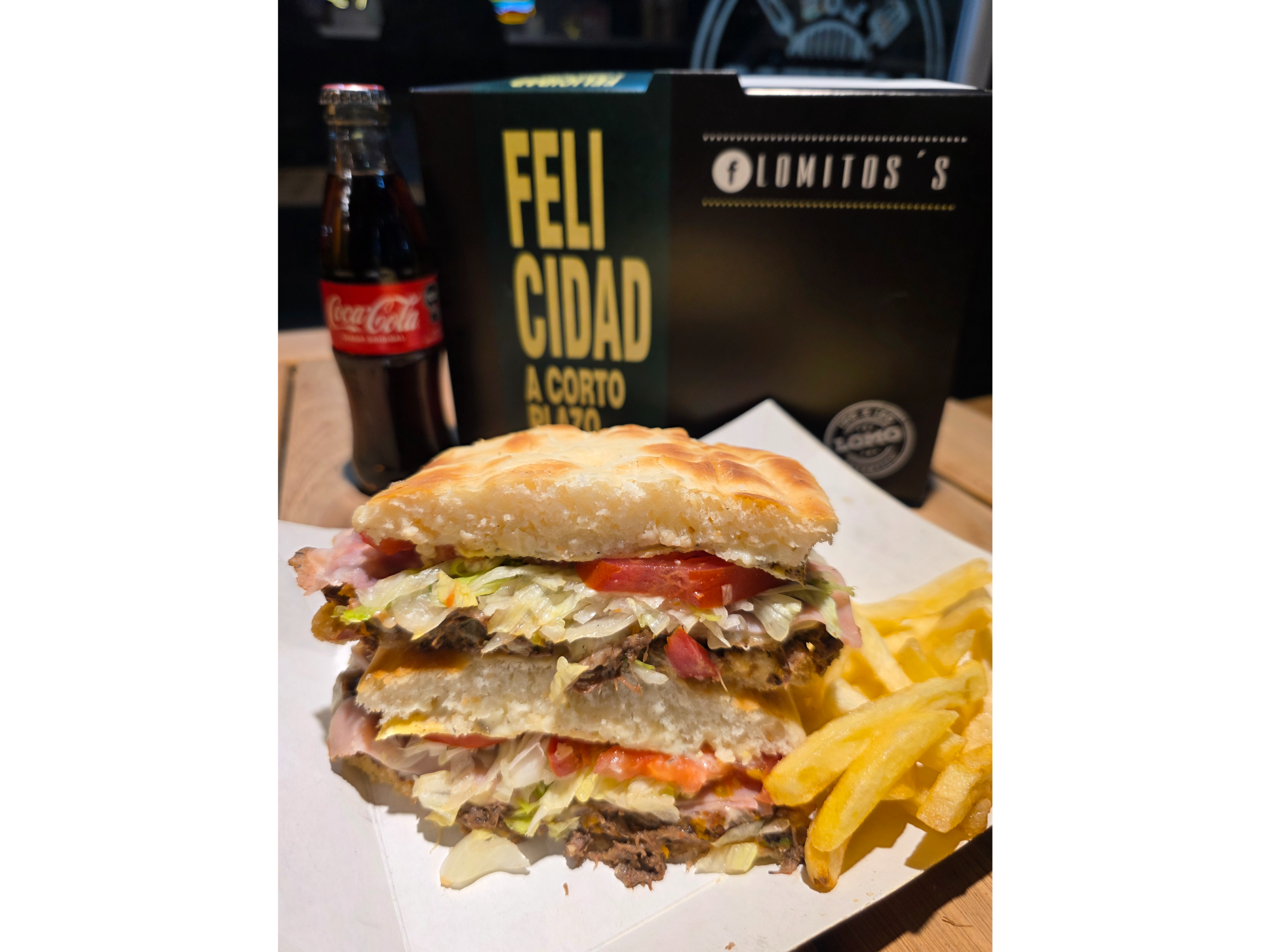 Sándwich de carne Desmechada JR  ESPECIALES CON PAPAS