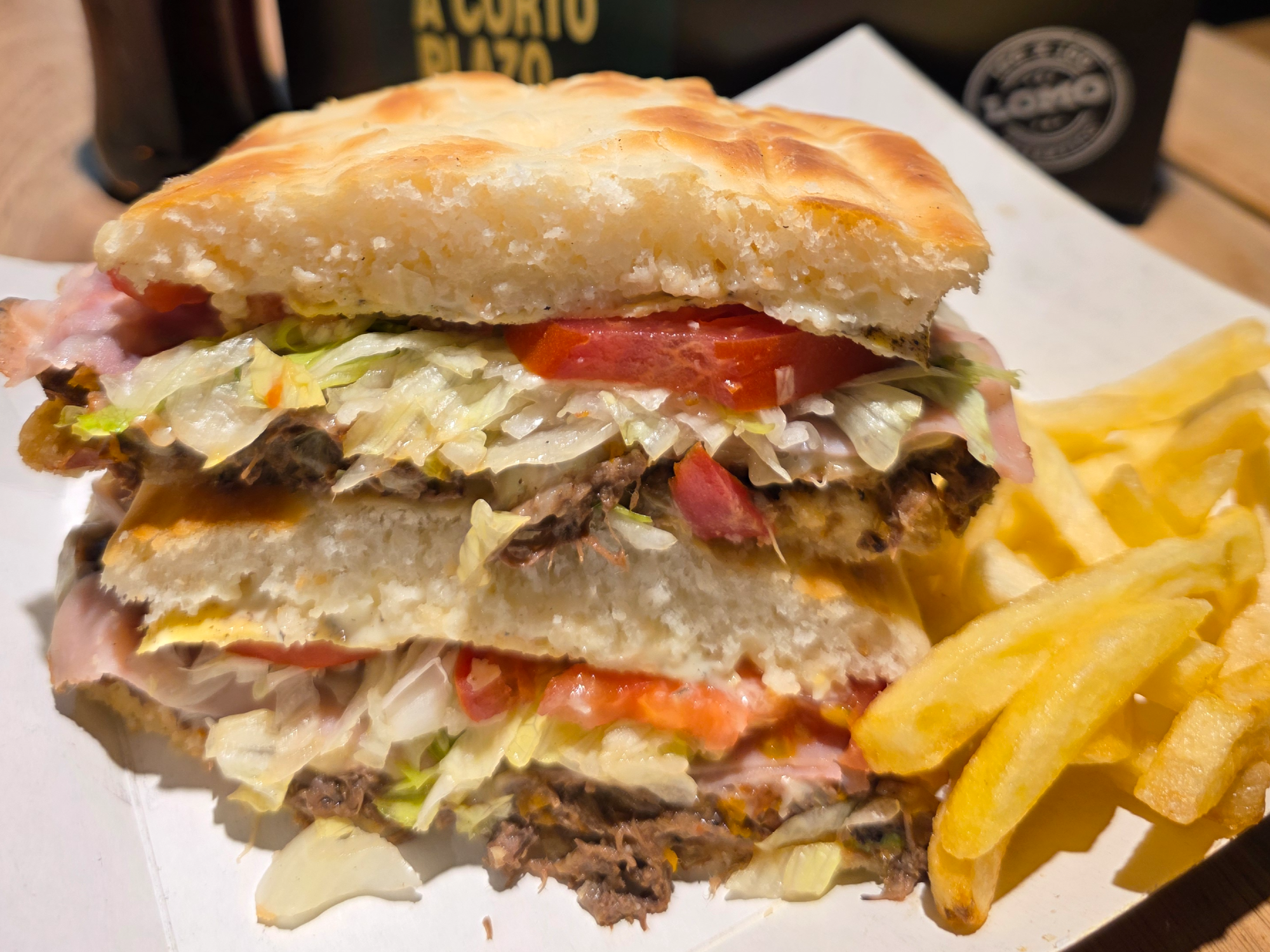 SAND DE CARNE VACUNA DESM CON PAPAS