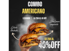 Combo 2 Burger Americanas con papas