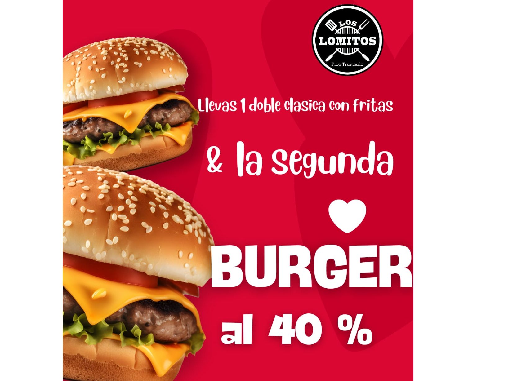 Combo Dobles Clásicas con papas