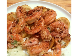 Langostinos grillados