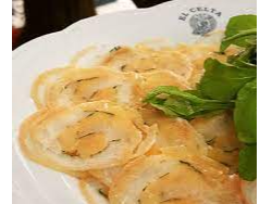 CARPACCIO DE SALMON ROSADO Y LENGUADO