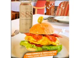 Combo Sandwich de Tortilla con Jamon & Sidra 1888