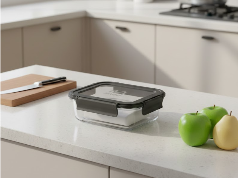 Contenedor Hermético de Vidrio