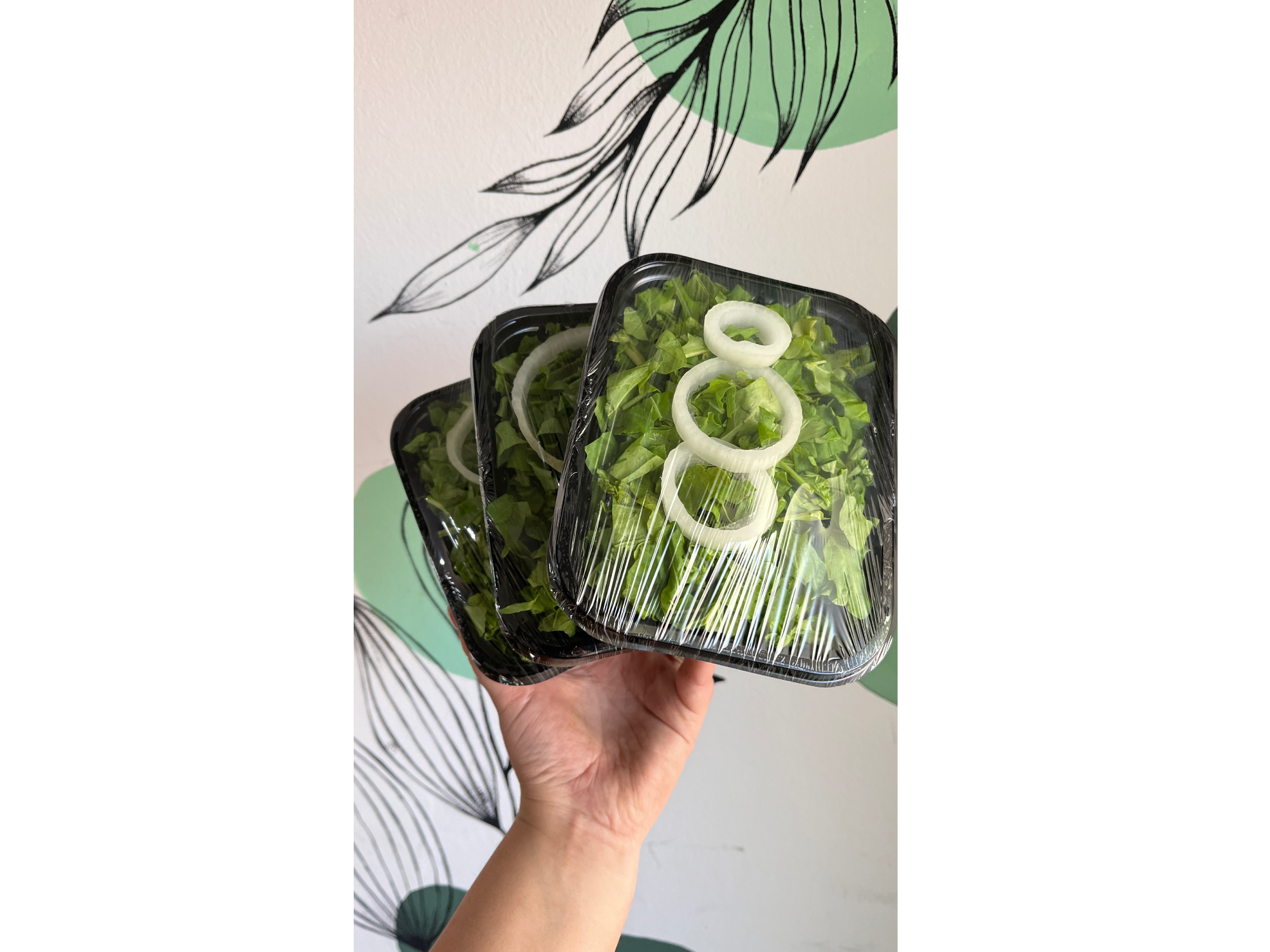 Ensalada lista de Rúcula