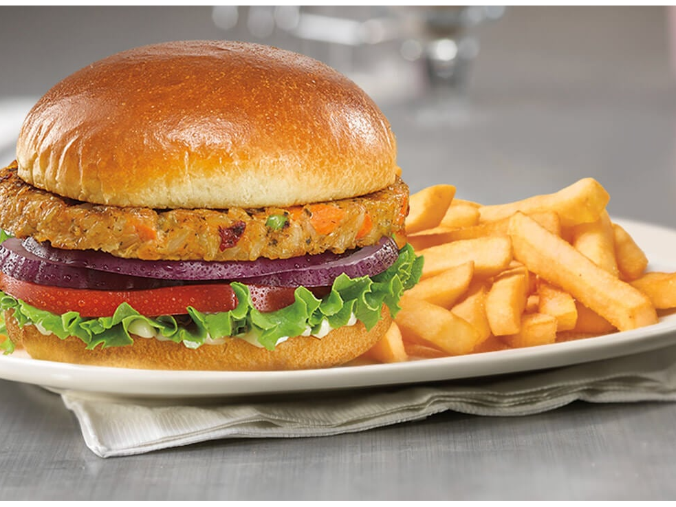 Hamburguesa de garbanzo