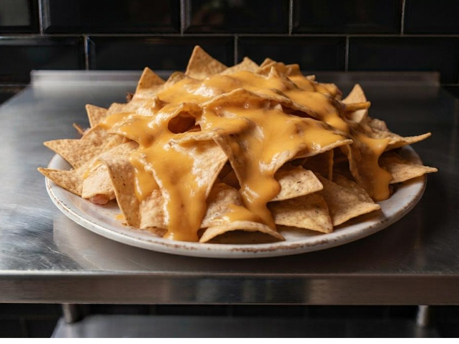 NACHOS CON CHEDDAR