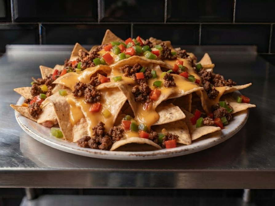 NACHOS CHEESE BURGUER
