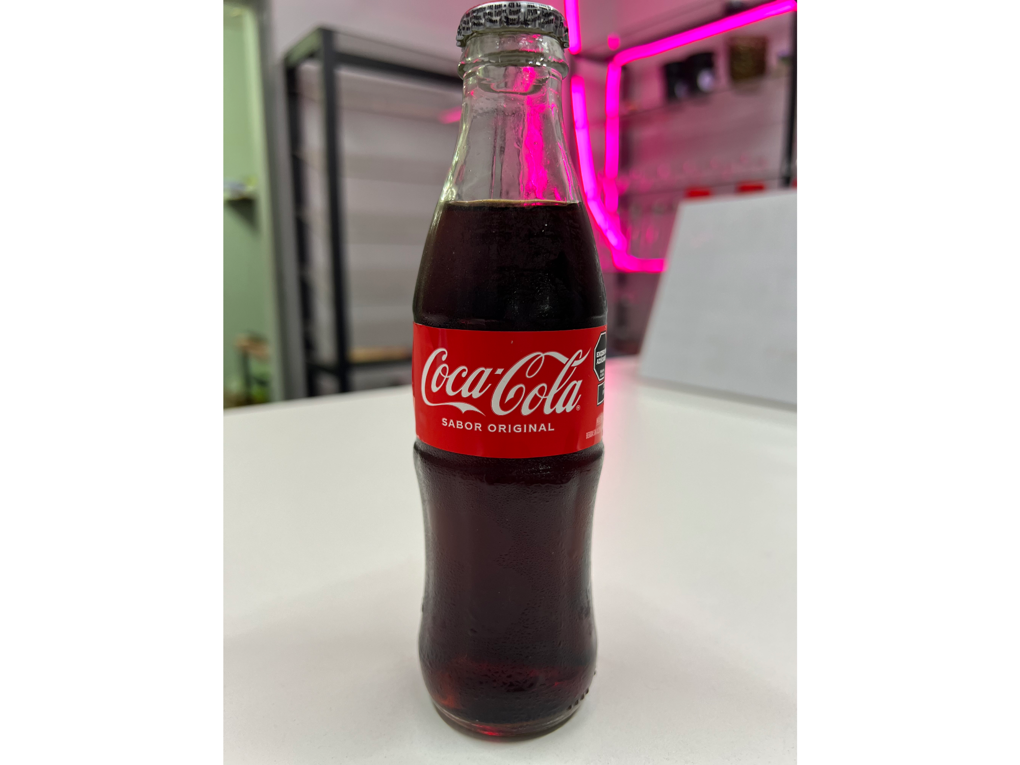 Gaseosas chicas de 237ml en botella de vidrio