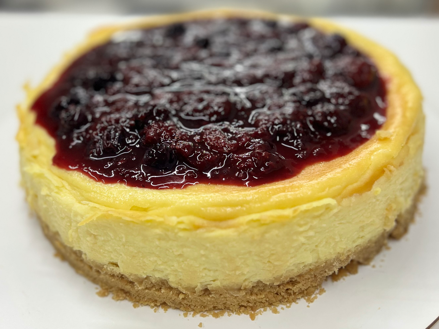 Cheasecake horneado de frutos rojos