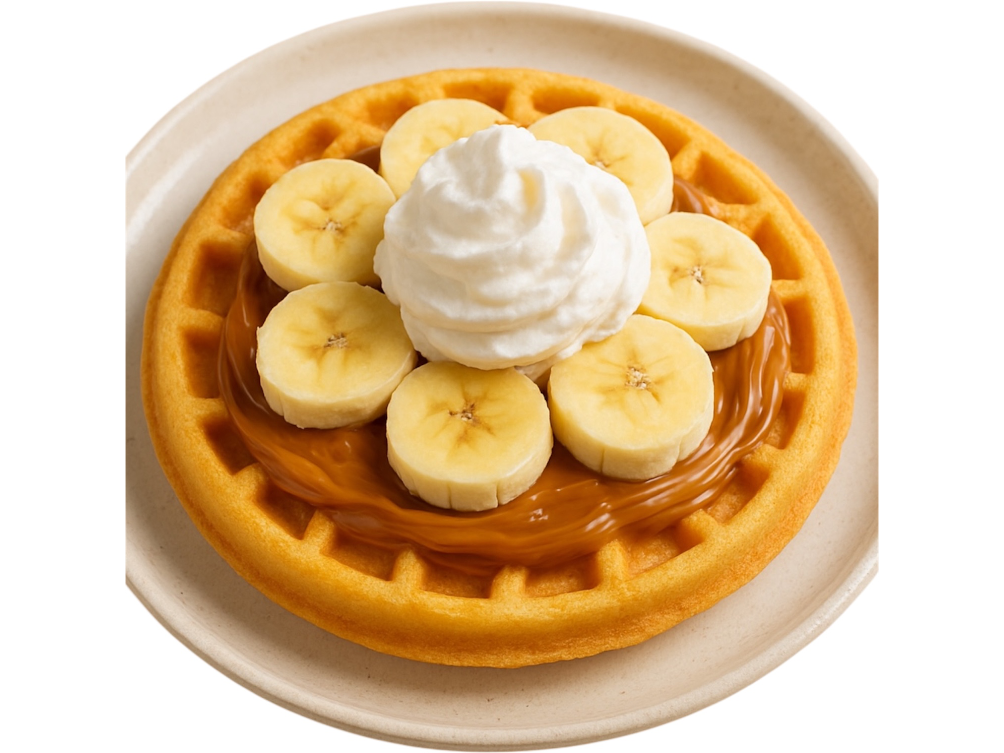 Waffle Banana Split de Alta Pinta