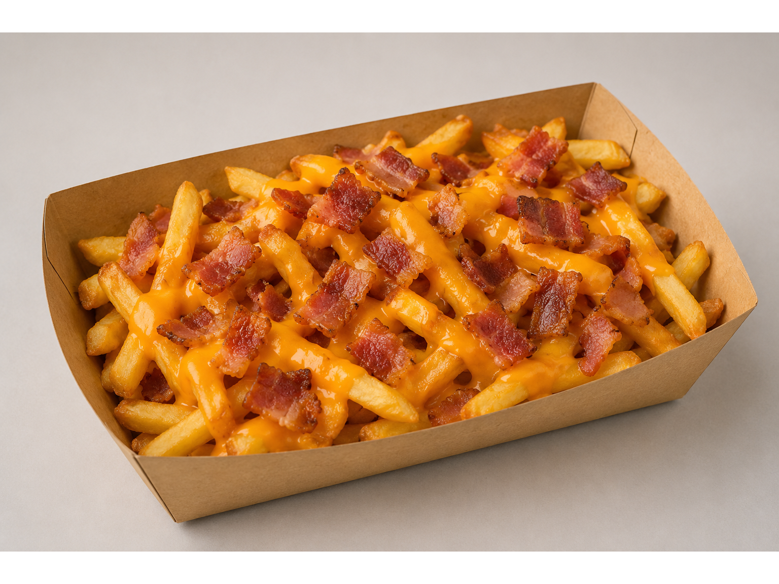 Papas con Cheddar y Panceta
