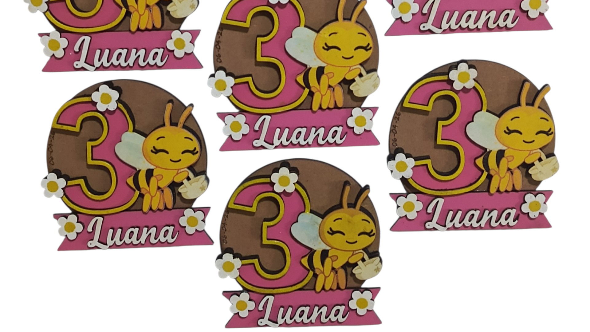 Suevenirs personalizados en fibro fácil