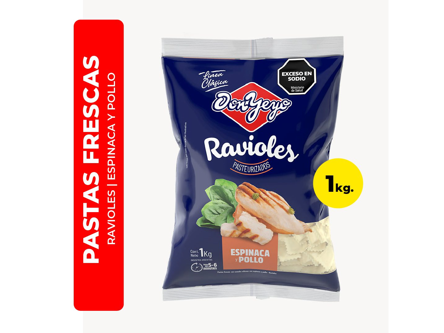 Ravioles de Espinaca y Pollo