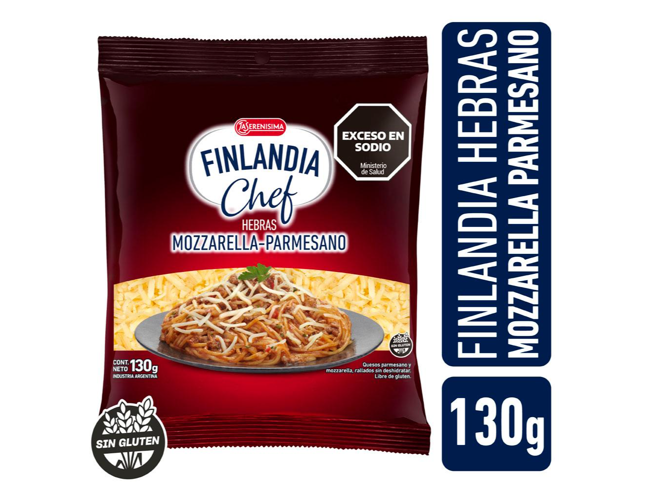 Mozzarella-Parmesano en Hebras Finlandia