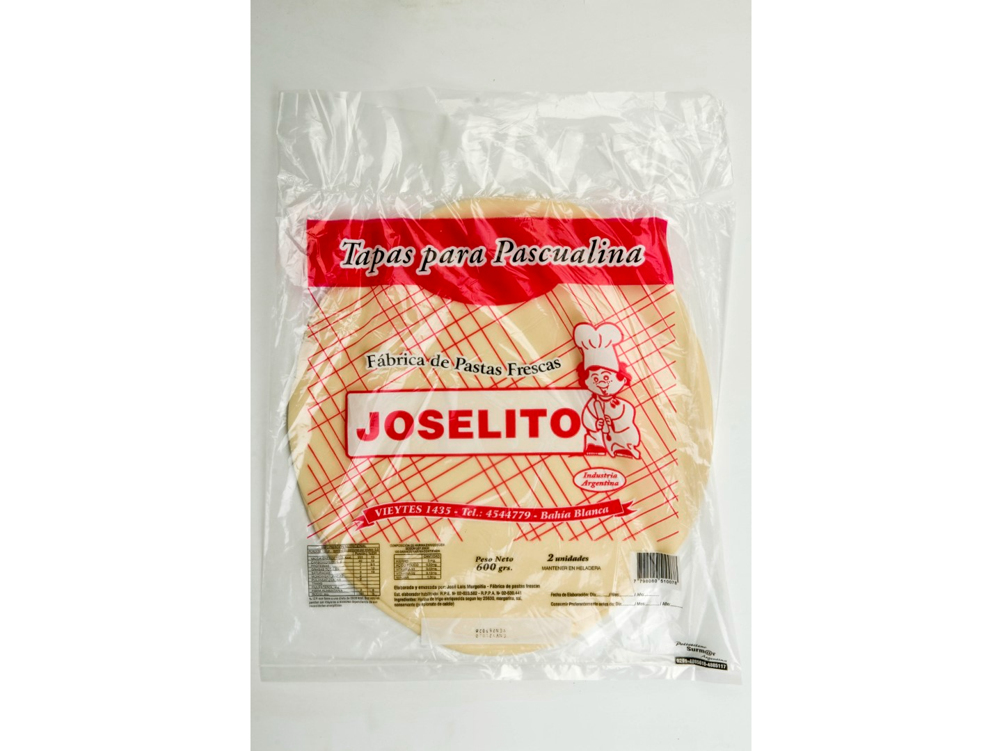 Tapa para Pascualina