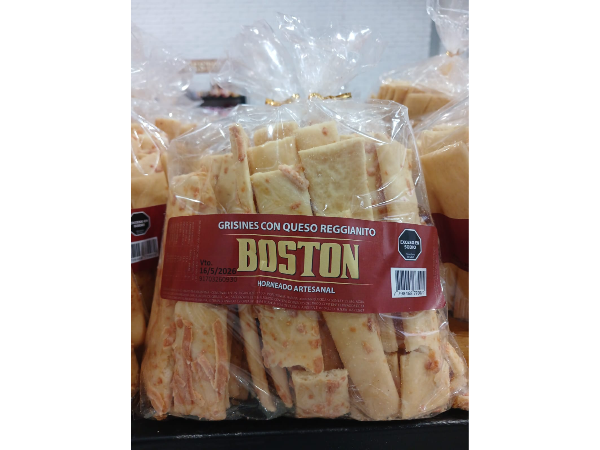 Grisines Con Queso Reggianito