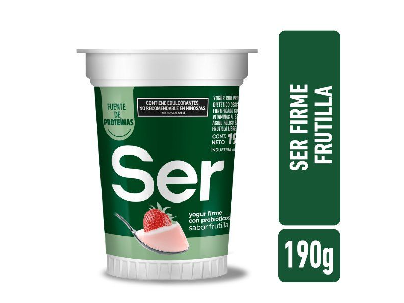 Yogurt Firme Ser s/ Frutilla