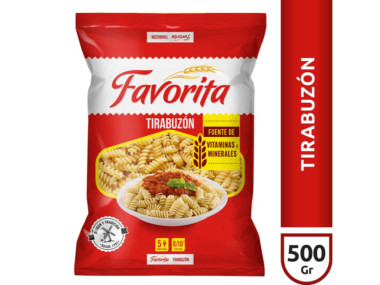 Fideos Tirabuzon Favorita