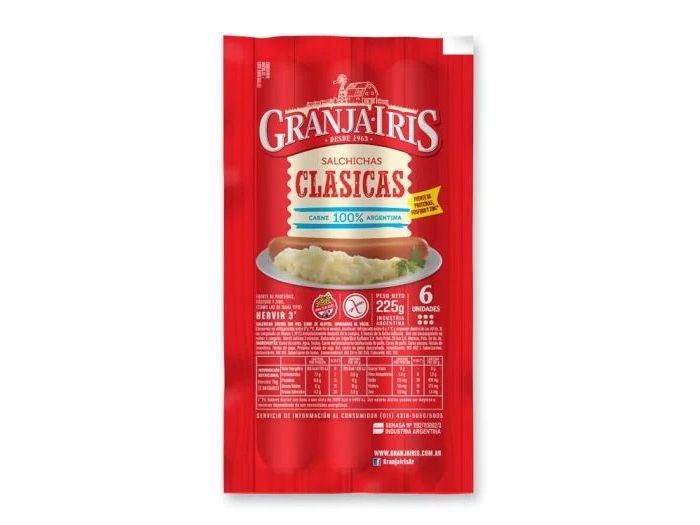 Salchichas Clasicas x6