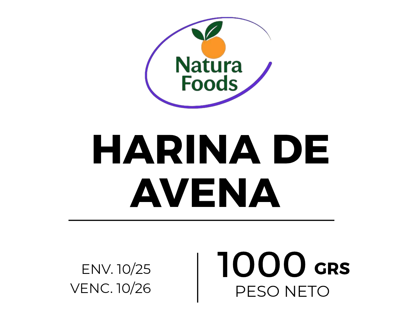 HARINA DE AVENA