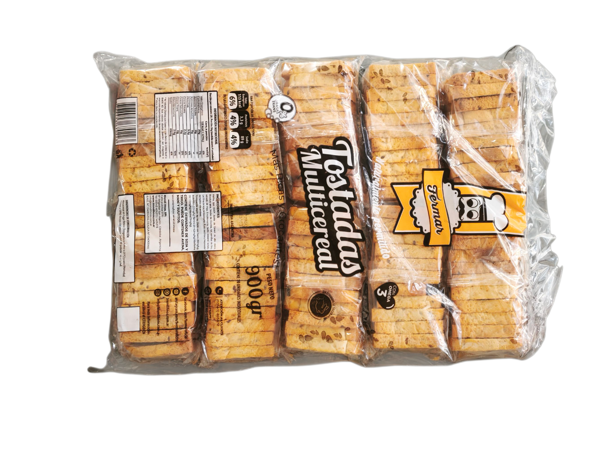 TOSTADAS MULTI CEREAL FERMAR X 900 grs