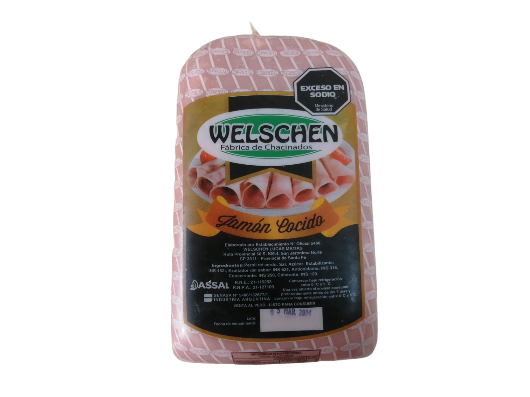 JAMON COCIDO WELSCHEN de almacendelfiambre