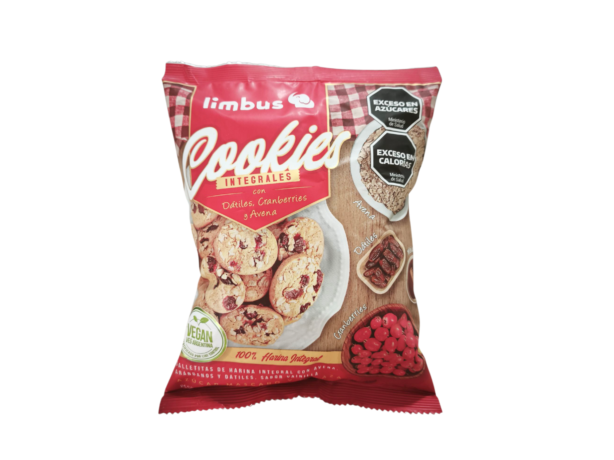 COOKIES DATILES, CRAMBERRIS Y AVENA