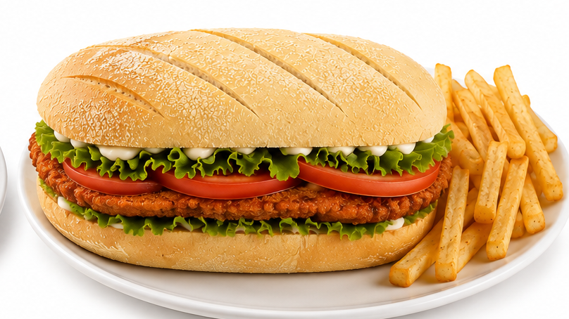 Sandwiches de milanesas para compartir