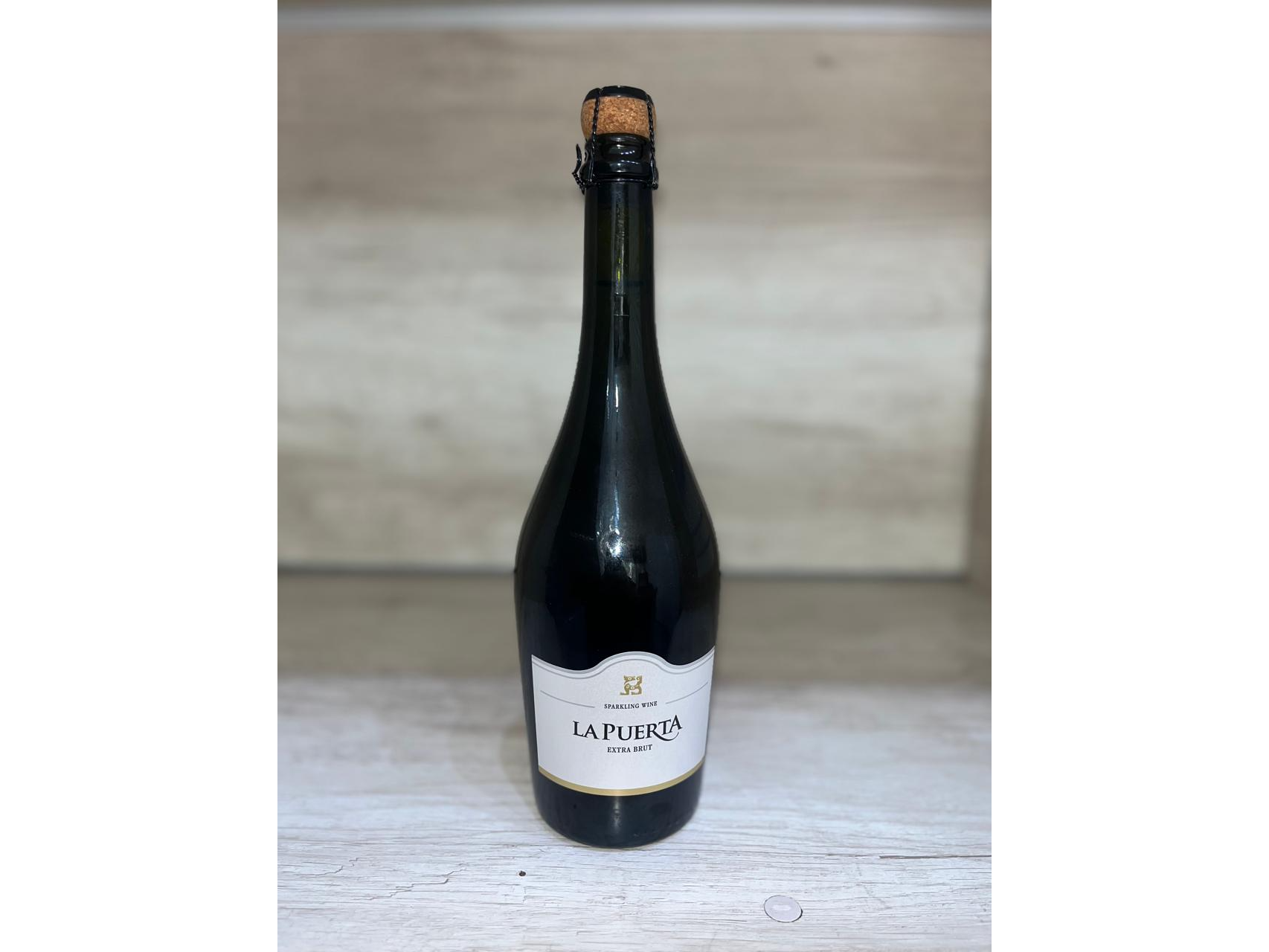 Vino espumante rosado La Puerta extra brut