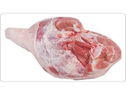 Jamon con hueso y con cuero