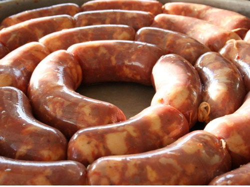 Chorizos caseros parrilleros